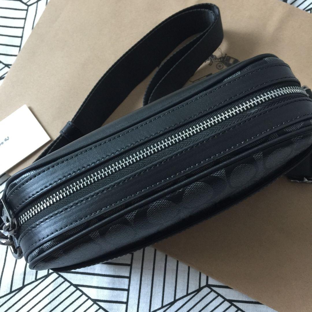 COACHコーチバッグ F50715 ブラック ショルダーバッグメンズバッグ