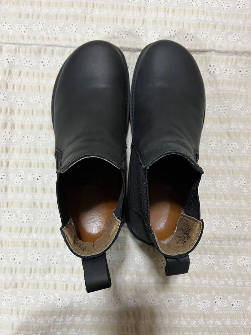 ビルケンシュトック スタロン サイドゴア チェルシーブーツ 24cm レザー黒