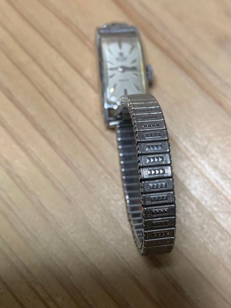 Waltham 手巻き時計 プラチナ製21jewel sアンティーク稼働品