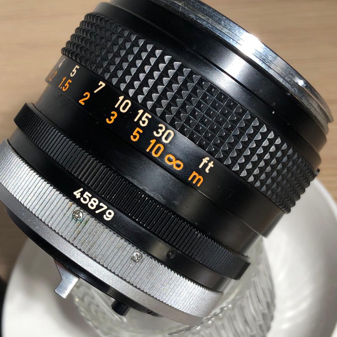 付属品付き　Canon 50mm f1.4 FDマウント