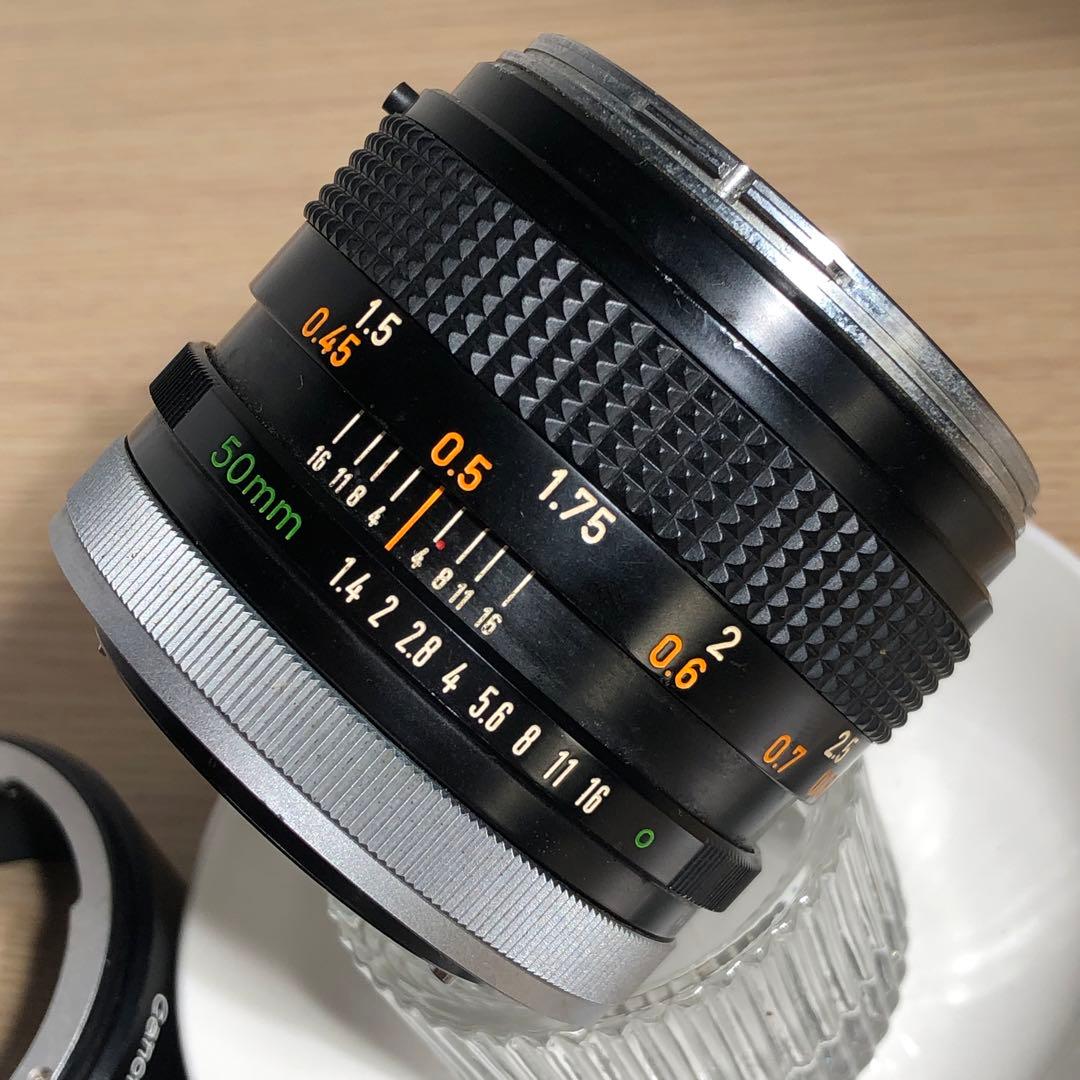 付属品付き　Canon 50mm f1.4 FDマウント