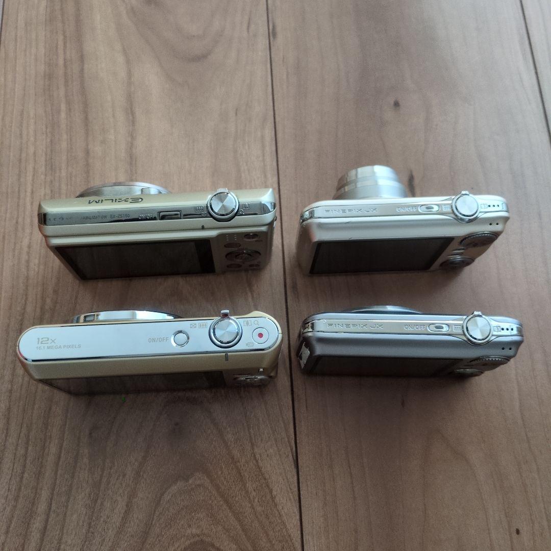 コンデジ CASIOとFUJIFILM ジャンク 4台まとめ売り