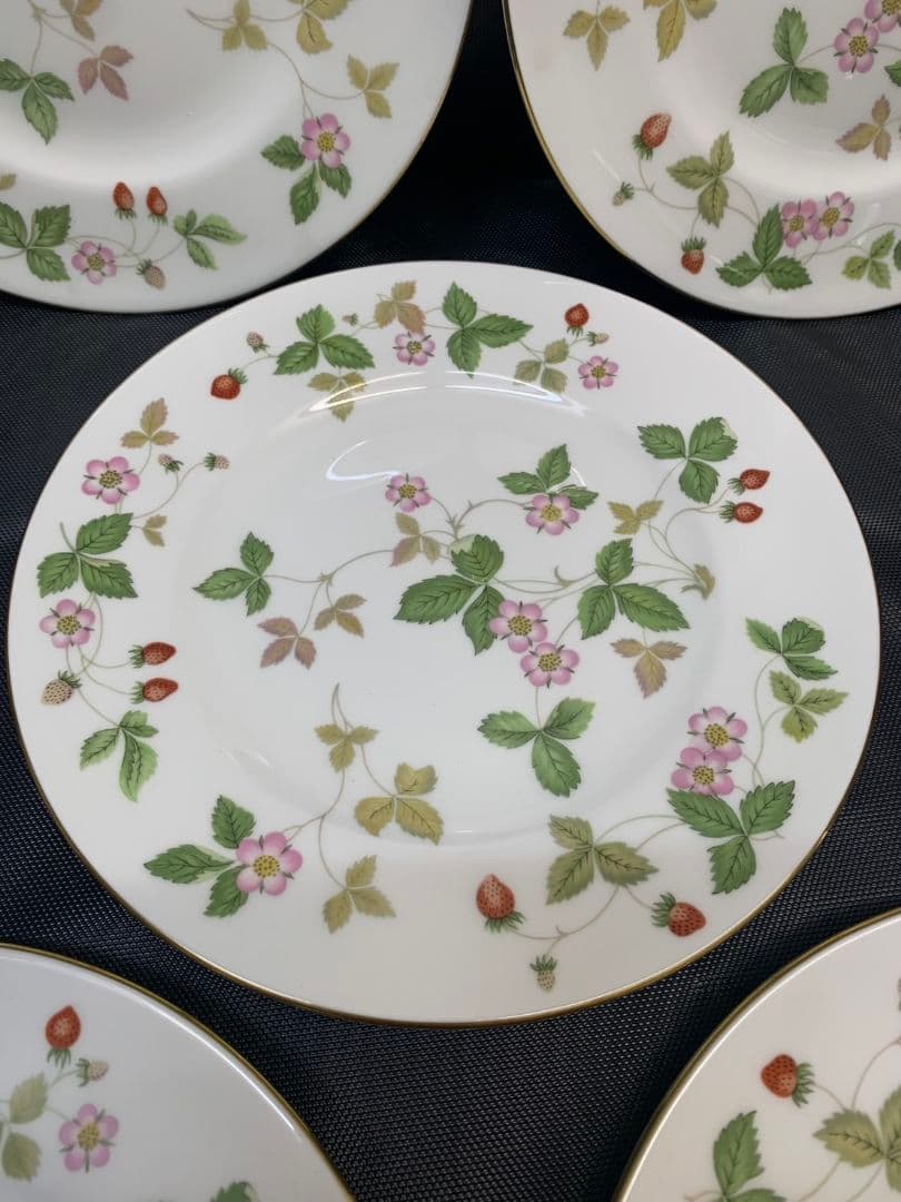 ウェッジウッド ワイルドストロベリープレート 食器 お皿5枚 M2773