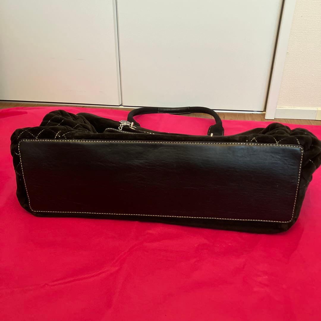 アメリカ LA JUICY COUTURE マザーズバッグ 黒 オムツ替シート付