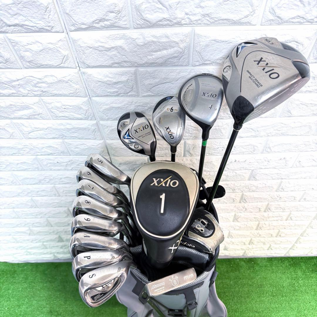 ゴルフセット　豪華　XXIO フルセット　ラウンド仕様　飛距離抜群　すぐ使える