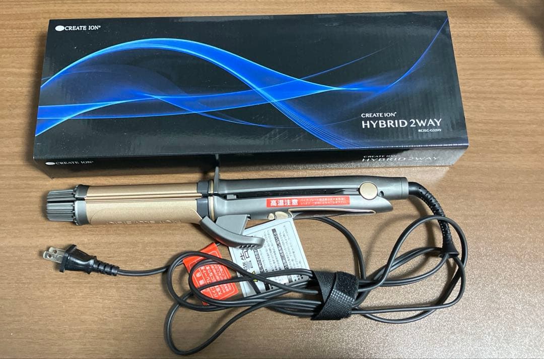 クレイツイオン2WAYアイロン RCISC-G32HY コテ ストレートアイロン