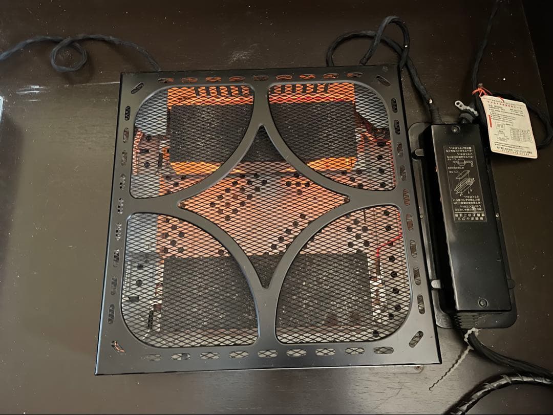 ナショナル掘座卓用ヒータMH9802 コントローラ説明書断熱板　掘こたつ堀こたつ