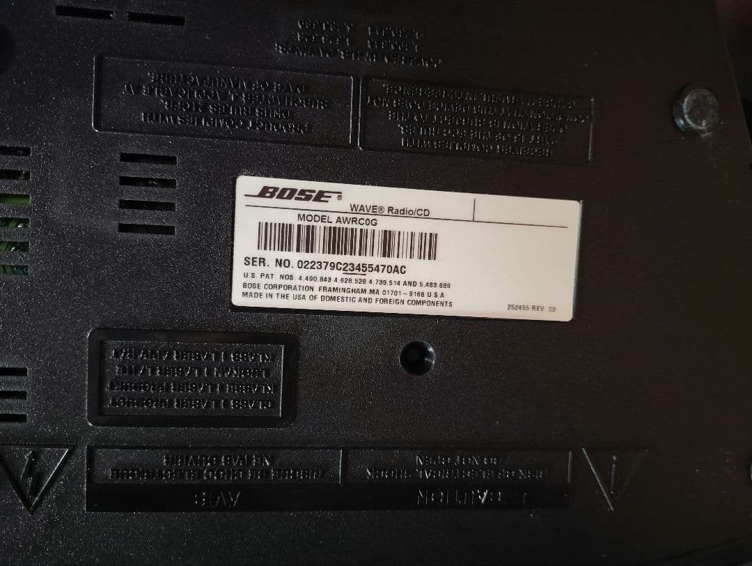 ラジオ・コンポ BOSE wave Radio / cd AWRC0G