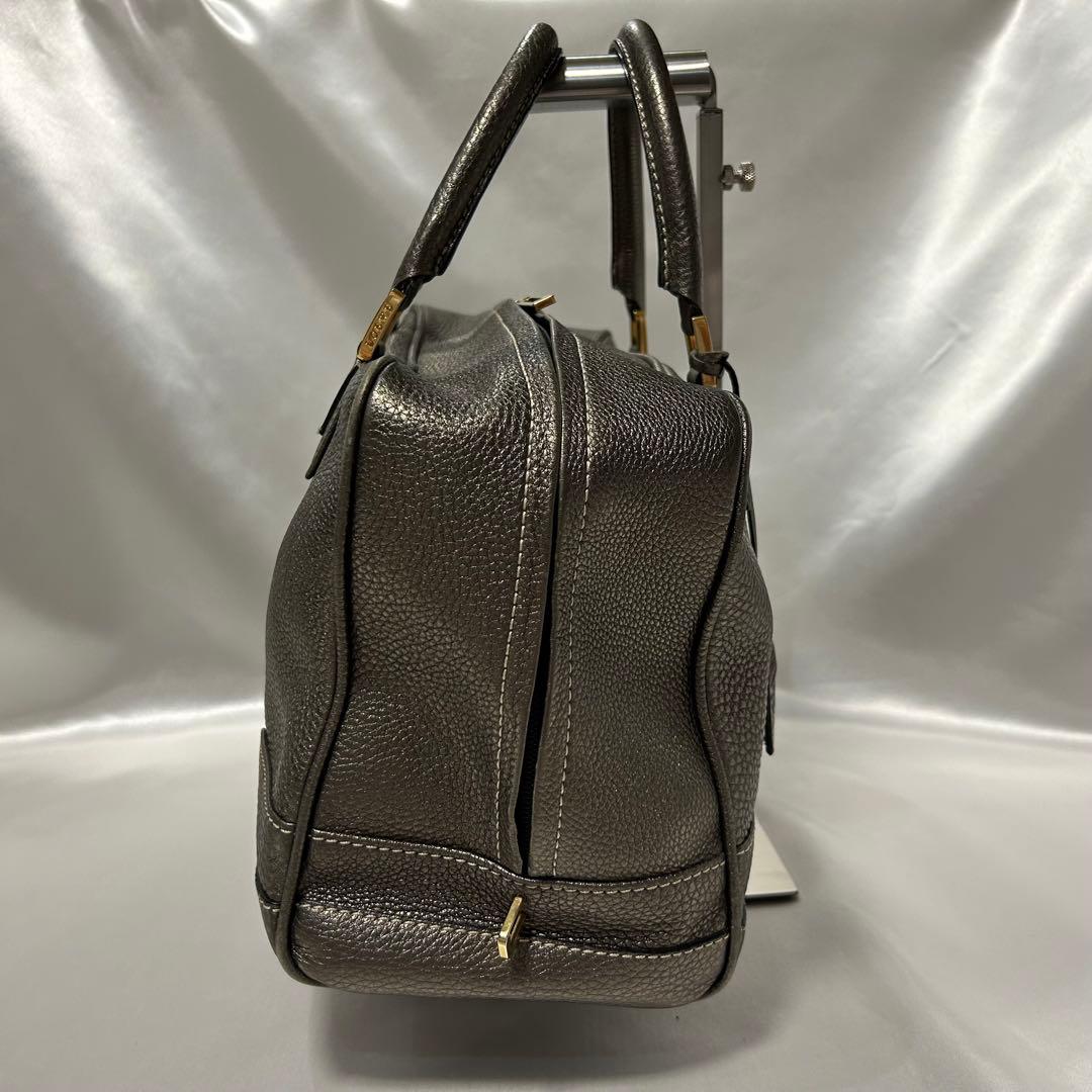 【LOEWE】ロエベ アマソナ 36 ブロンズ 刺繍ロゴ アナグラム