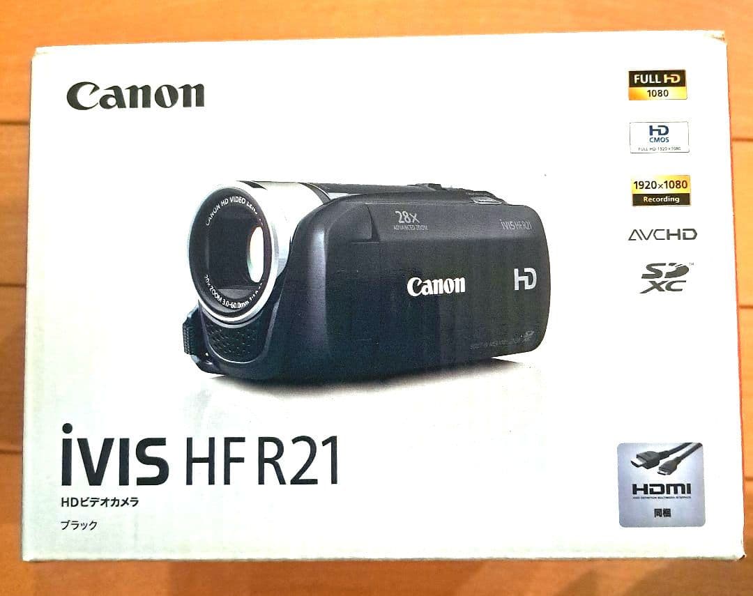 Canon iVIS HF R21 ビデオカメラ ブラック