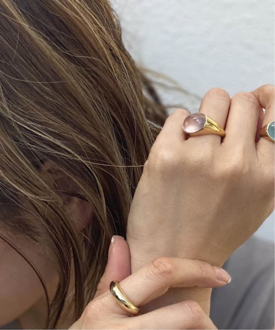 MARIHA（マリハ）ローズクォーツリング　13 号サイズ