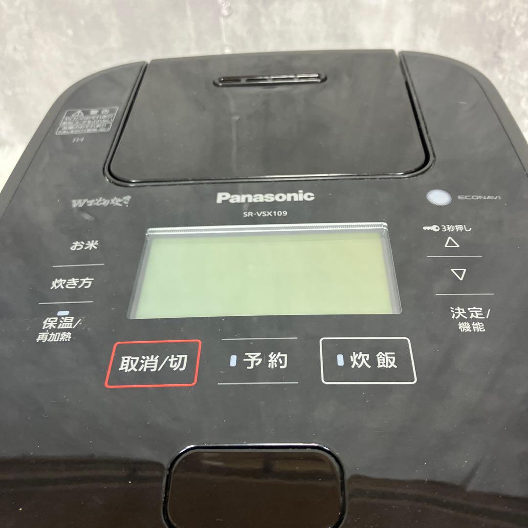 パナソニック panasonic 炊飯器　SR-VSX109-k 2020年製