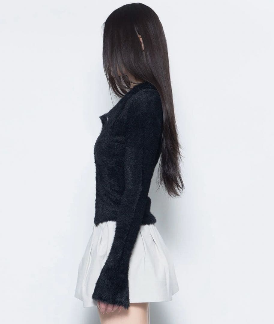 なーぴん THEREDTHREAD S fluffy knit tops