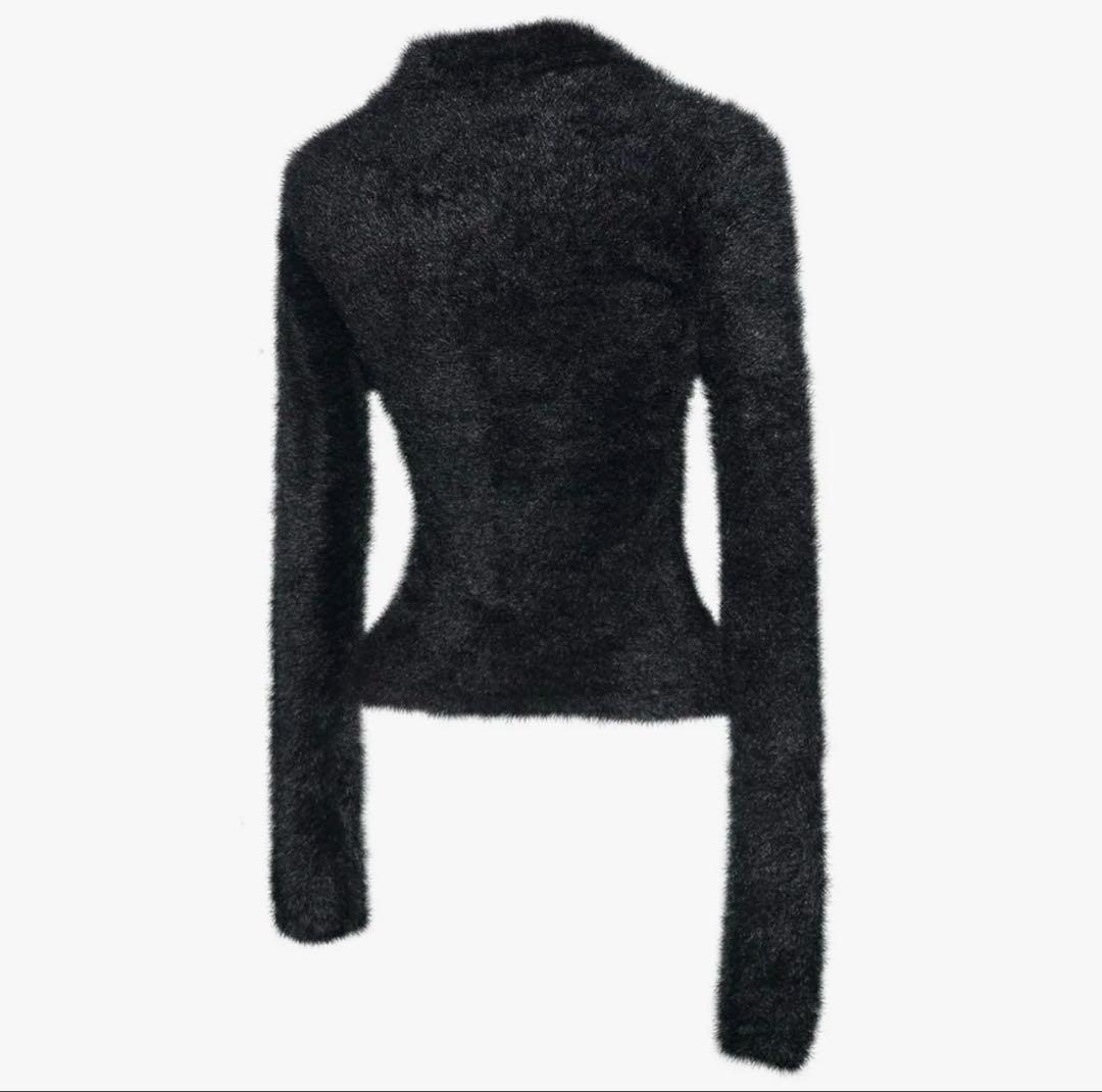 なーぴん THEREDTHREAD S fluffy knit tops