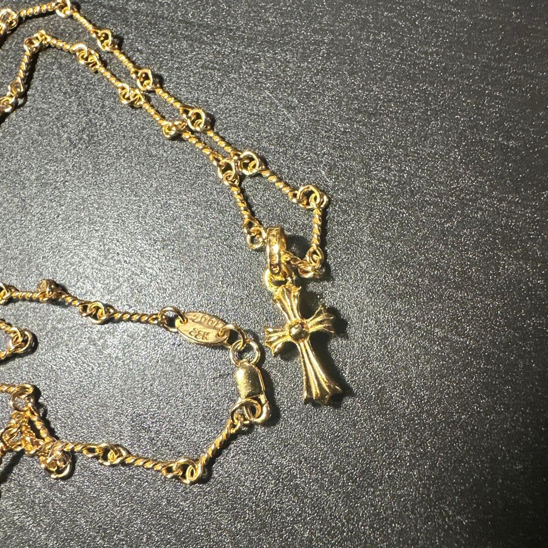 ベビーファットクロスネックレス