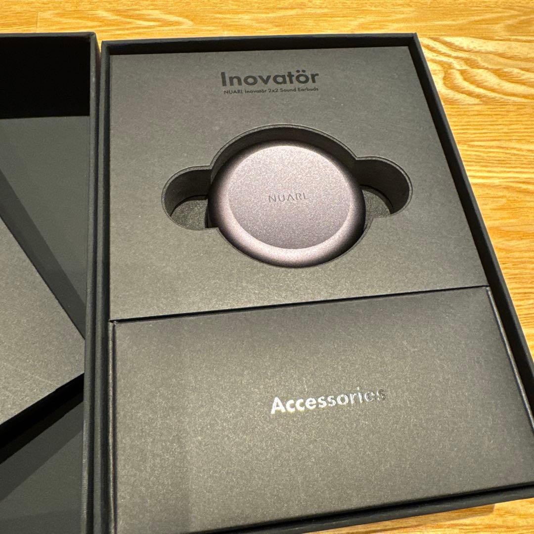 NUARL Inovator ワイヤレスイヤホン ブラック（フルセット）