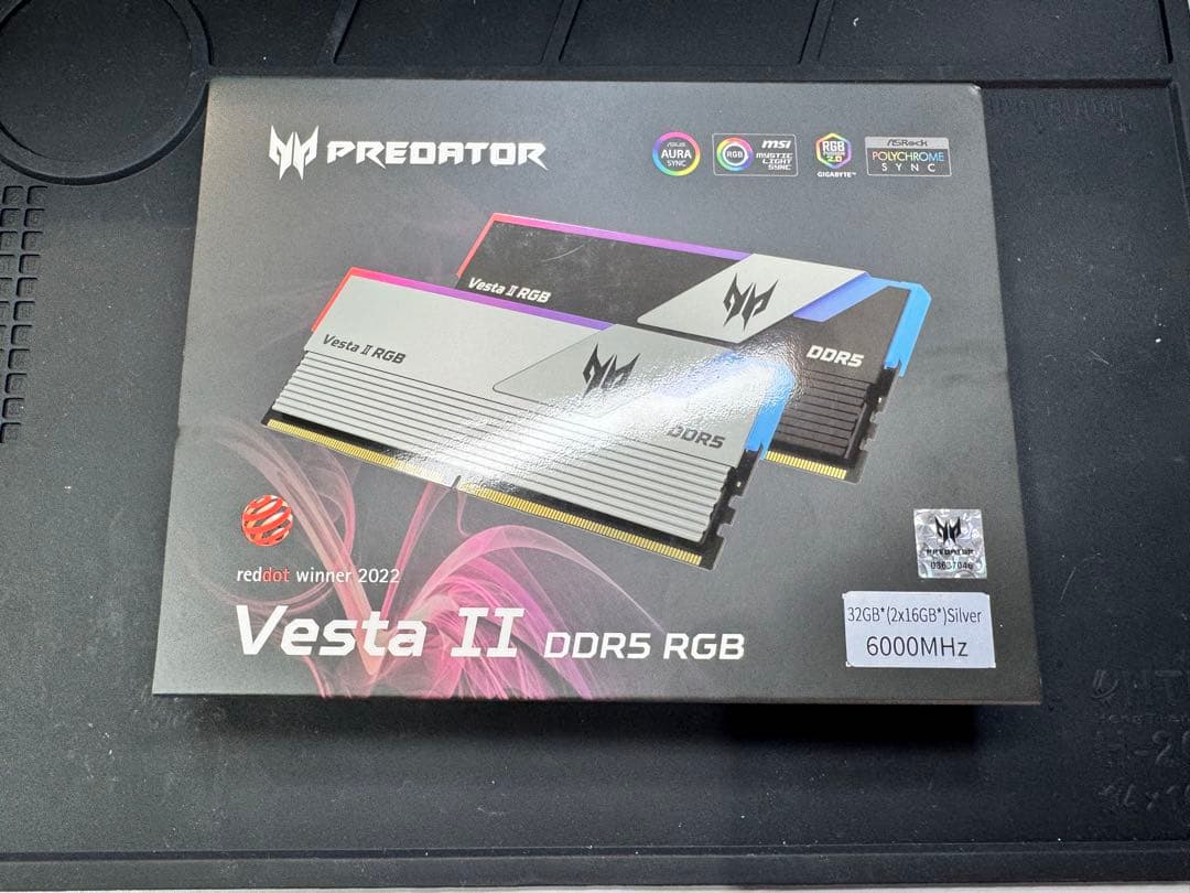Acer Predator VestaⅡDDR5 メモリ 32GB