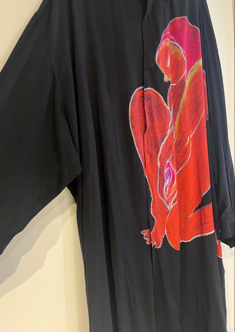 Yohji Yamamoto プールオム19ss 朝倉優佳 ロングシャツ