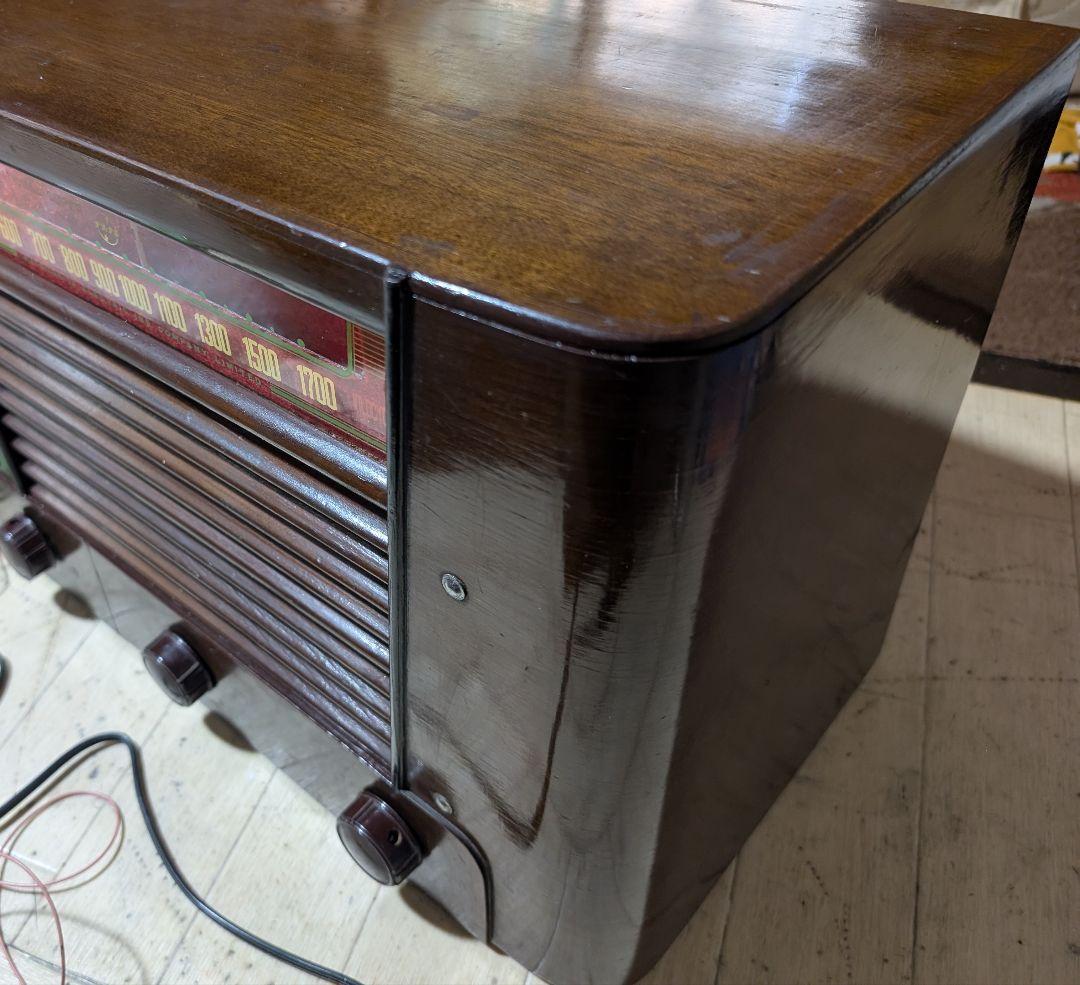 5S-16Aレトロ和風真空管ラジオbluetooth付　ナショナル