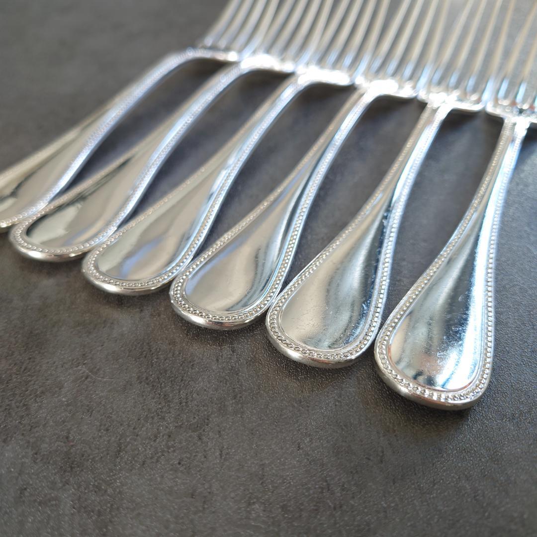 希少 クリストフル パール スタンダードフォーク 6点 ②