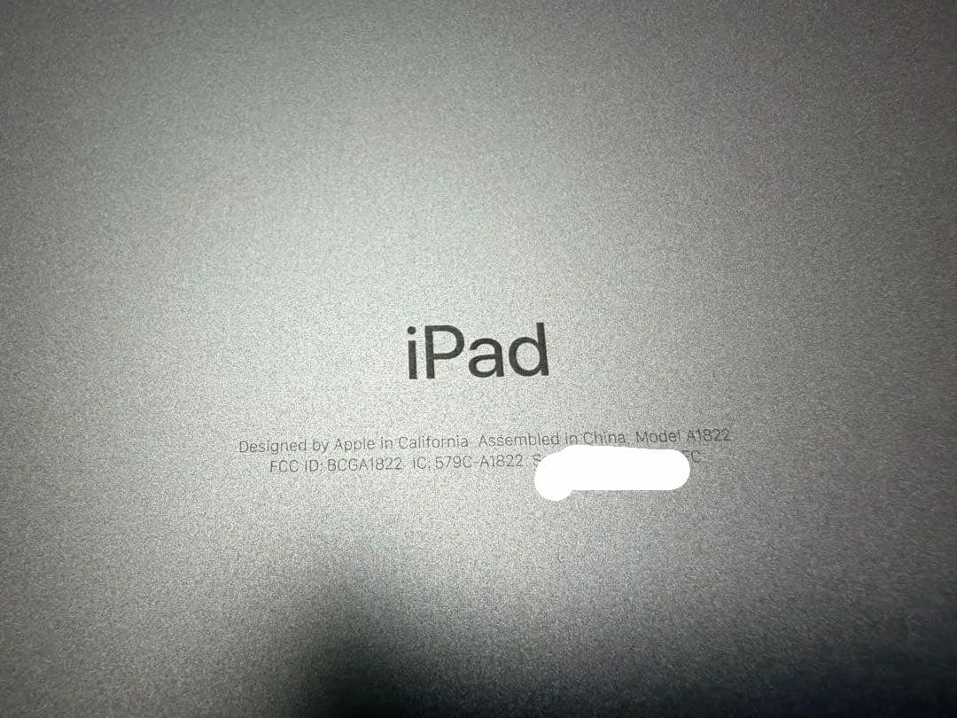 Apple iPad 第5世代 A1822