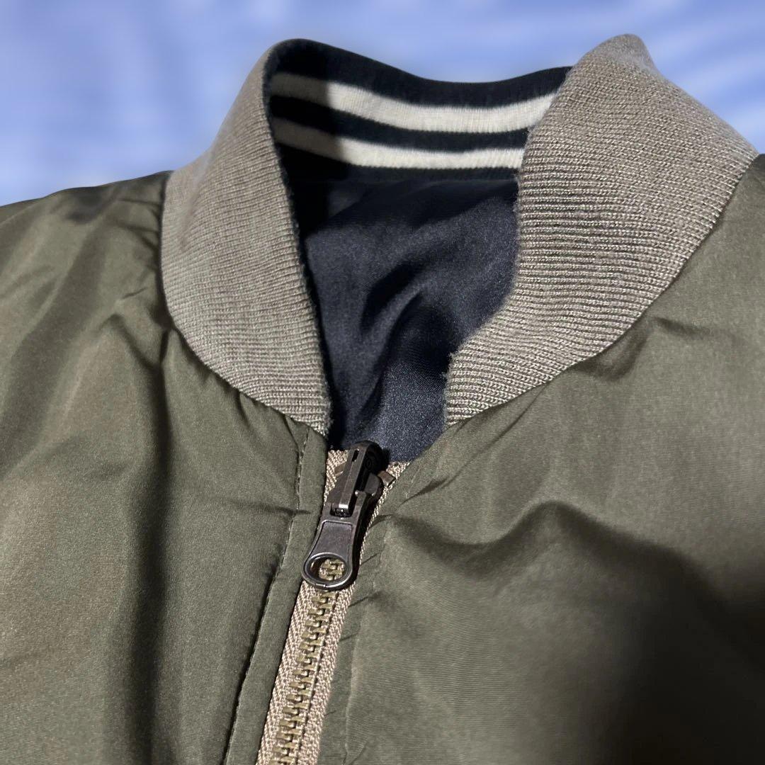 廃番レアスカジャン　アラスカ　白熊シロクマ刺繍　サイズL古着ヴィンテージMA-1