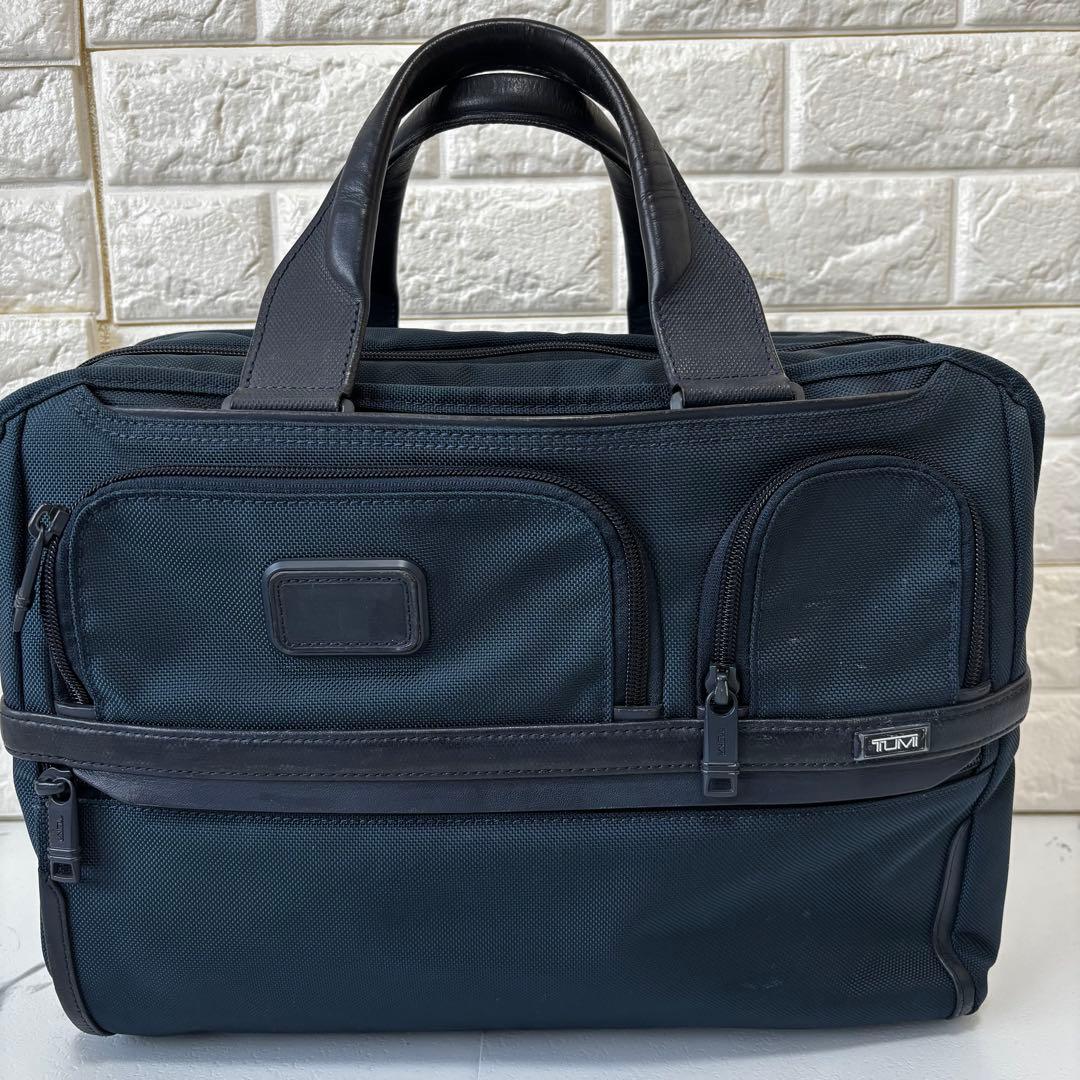 TUMI✨ ALPHA3 2WAY SHIPS別注　ビジネスバッグ　ネイビー