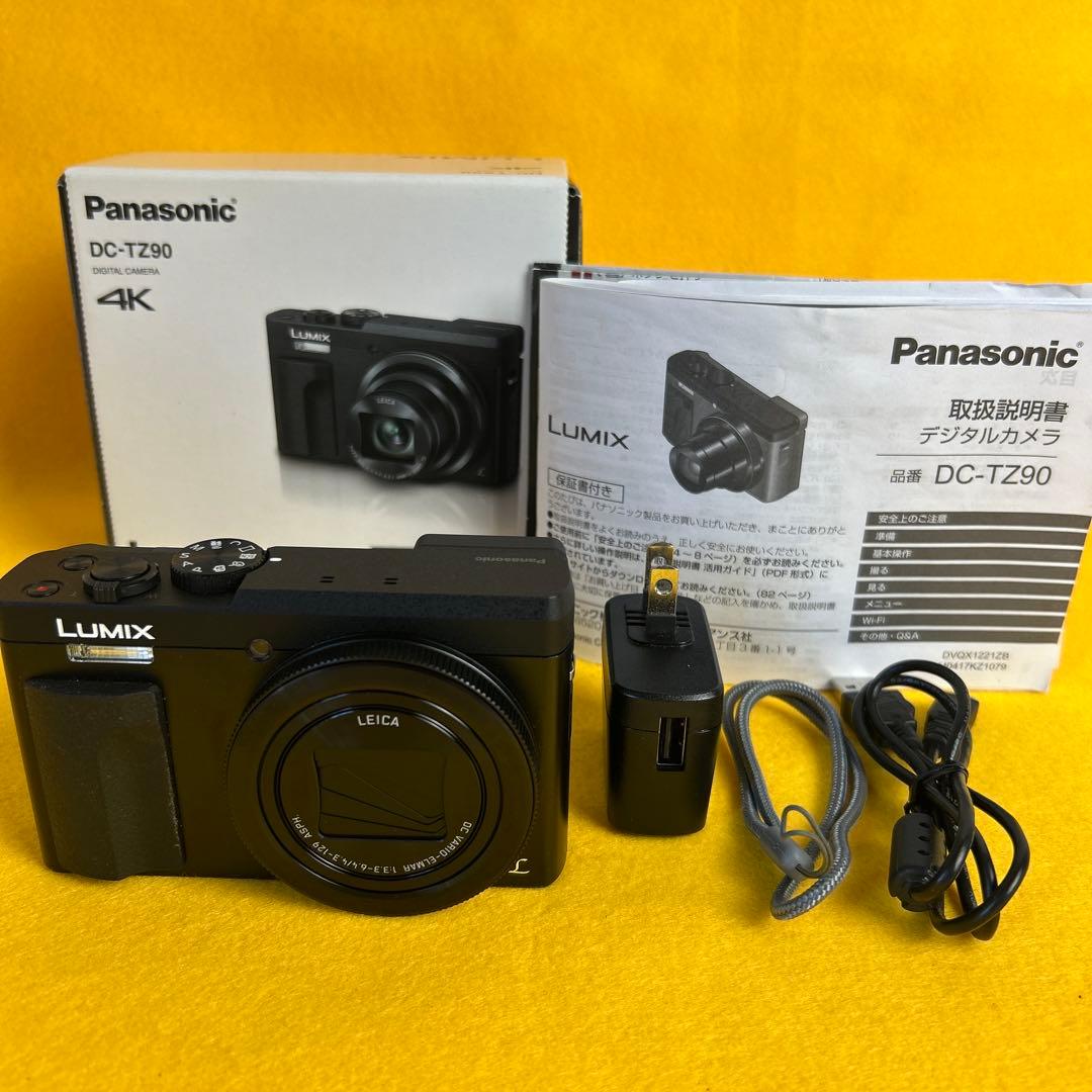 《美品》Panasonic DC-TZ90 4K コンパクトデジタルカメラ