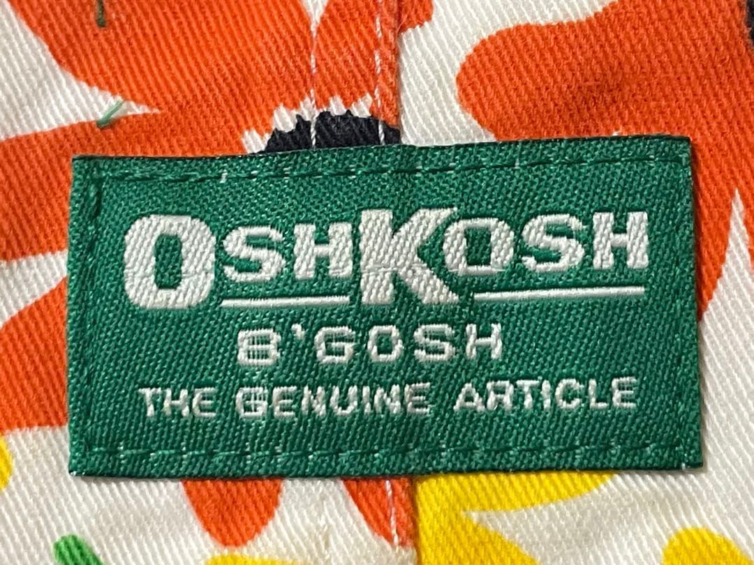 オシュコシュ　セットアップ　ショートオール　シャツ　80〜90 海外製