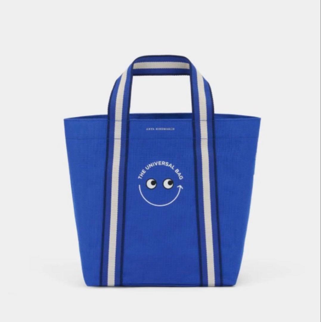 【匿名配送】アニヤハインドマーチ　bootsコラボエコバッグセット　ブルー