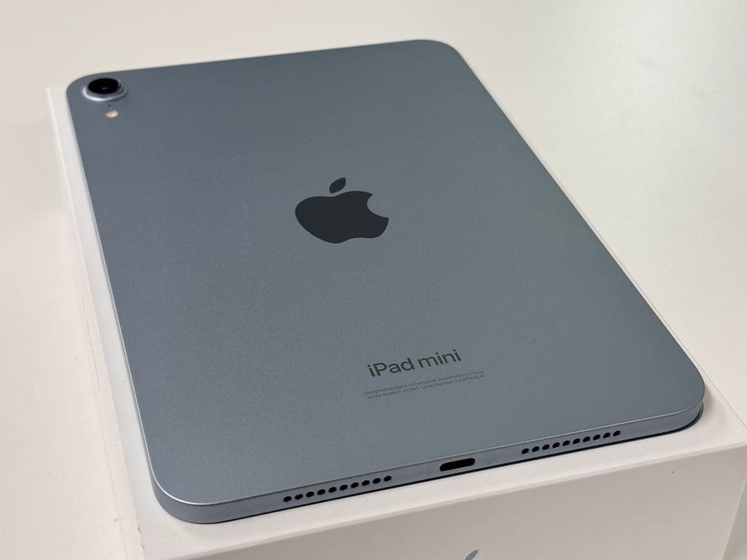 iPad mini 第7世代 ブルー 128GB Wi-Fiモデル　美品