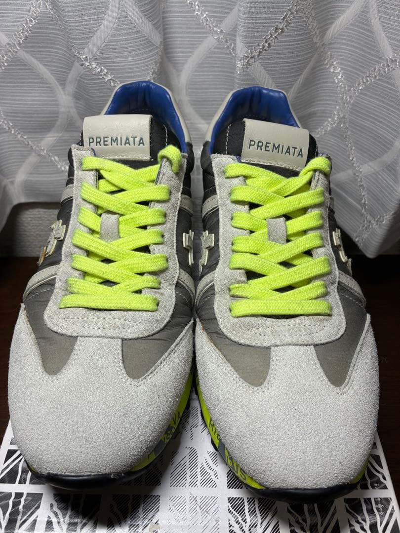 PREMIATA LUCY1313E グレーネイビーイエロー 41