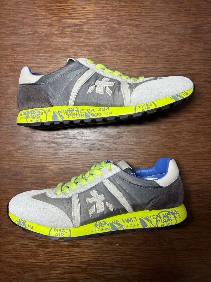 PREMIATA LUCY1313E グレーネイビーイエロー 41