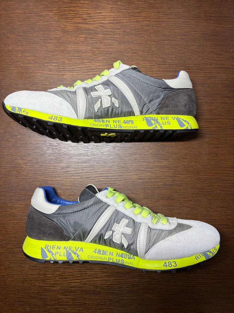 PREMIATA LUCY1313E グレーネイビーイエロー 41