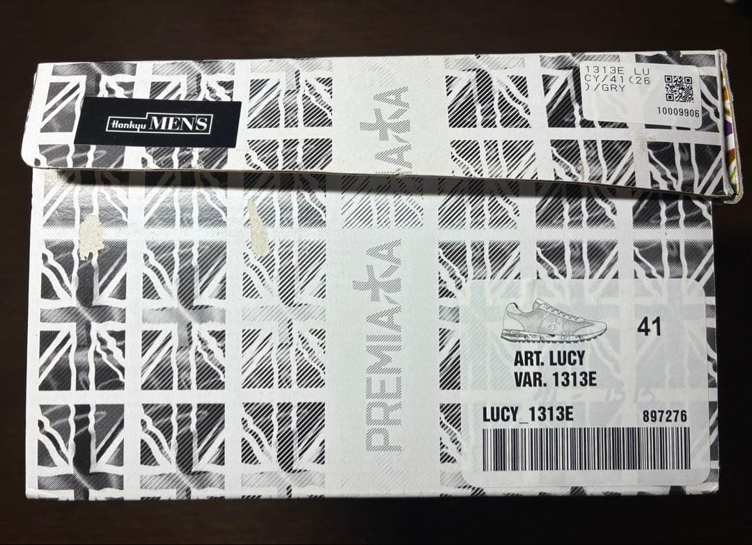 PREMIATA LUCY1313E グレーネイビーイエロー 41