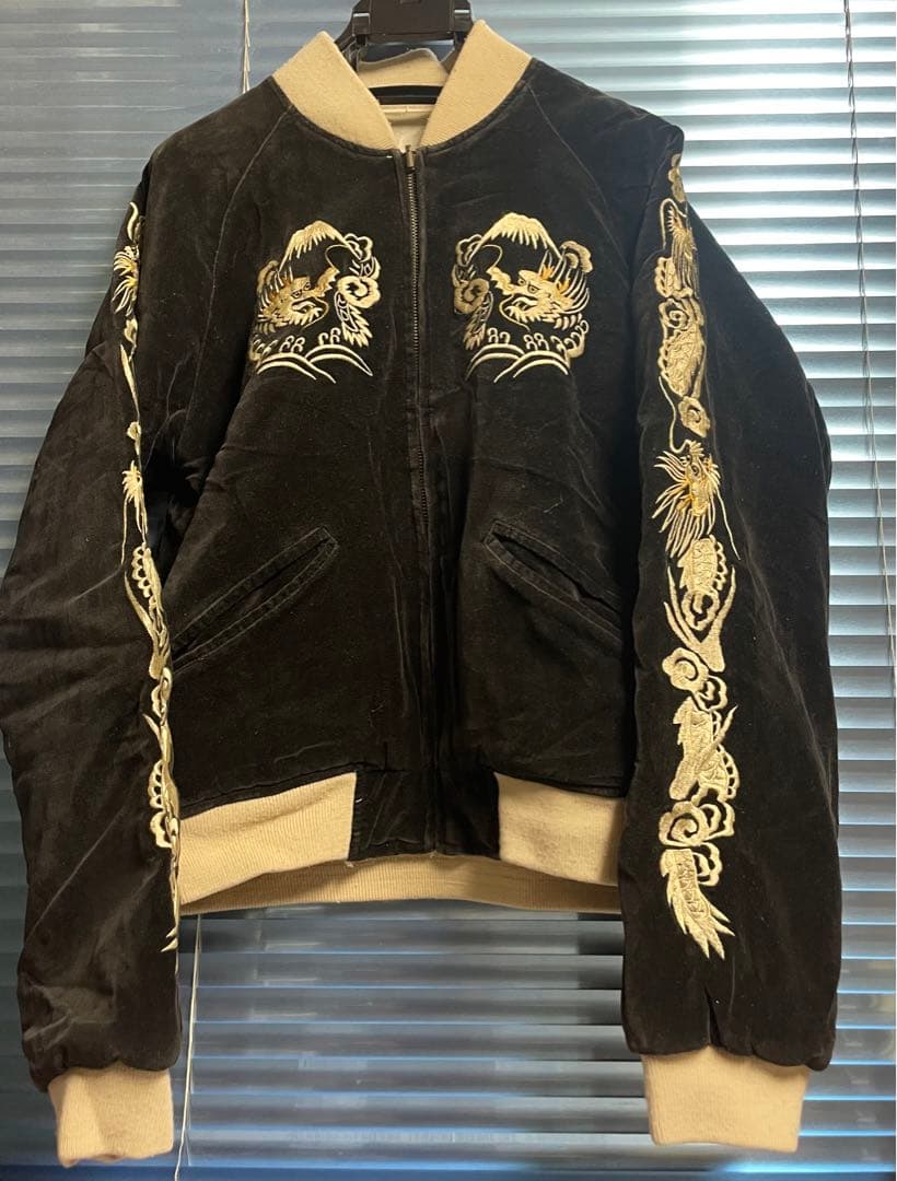 ✨JAPAN スカジャン✨リバーシブル✨スーベニアジャケット✨ベロア