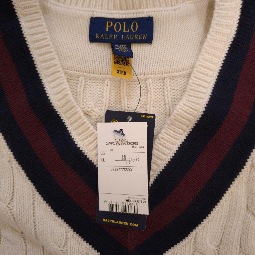 POLO RALPH LAUREN XL Vネックセーター