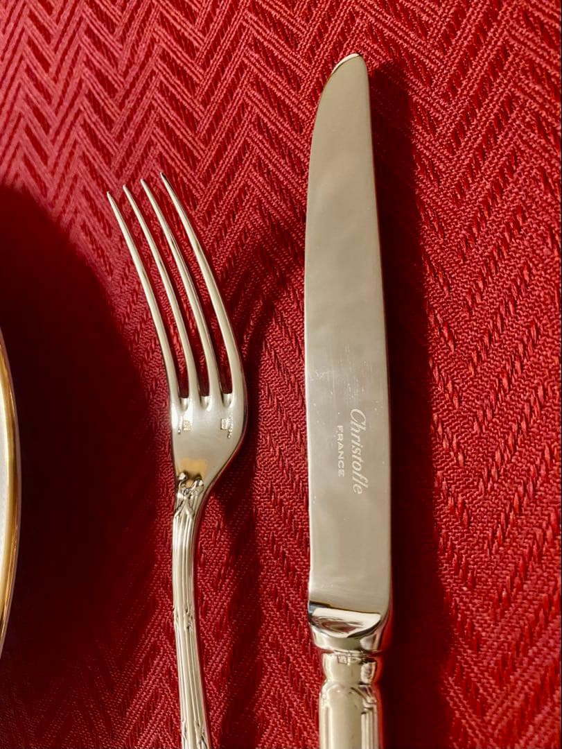 【あいさま専用商品☆美品☆】クリストフル リュバン デザートサイズ4セット