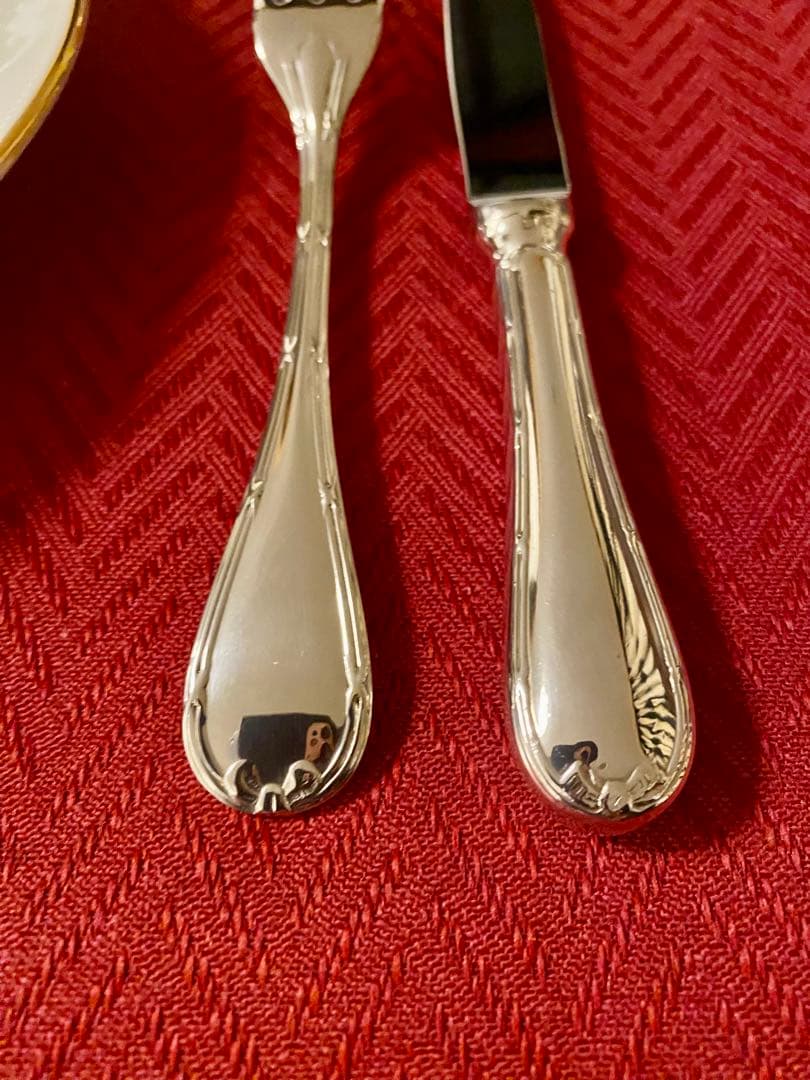 【あいさま専用商品☆美品☆】クリストフル リュバン デザートサイズ4セット