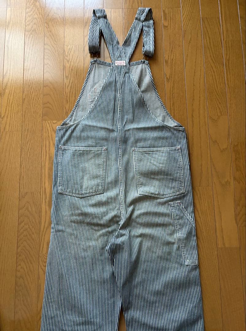 コモズ　RRL ヒッコリー　オーバーオール