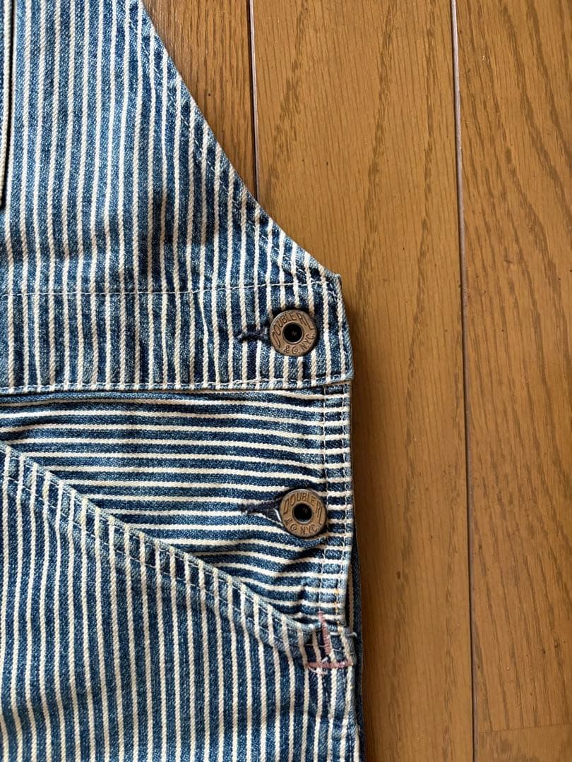 コモズ　RRL ヒッコリー　オーバーオール