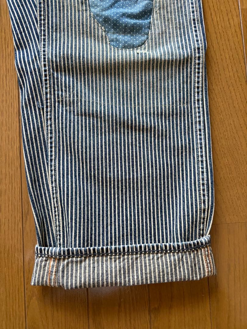 コモズ　RRL ヒッコリー　オーバーオール