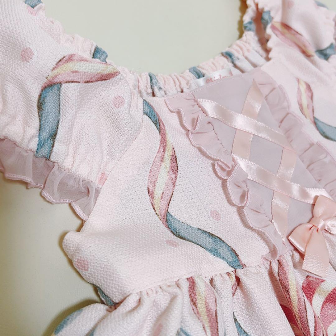 【美品】シャーリーテンプル バレリーナ トゥシューズ ワンピース 90