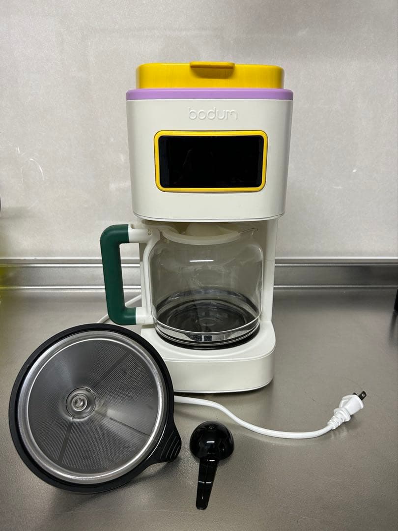 MOMA Bodum コーヒーメーカー ホワイト マルチ 12カップ用