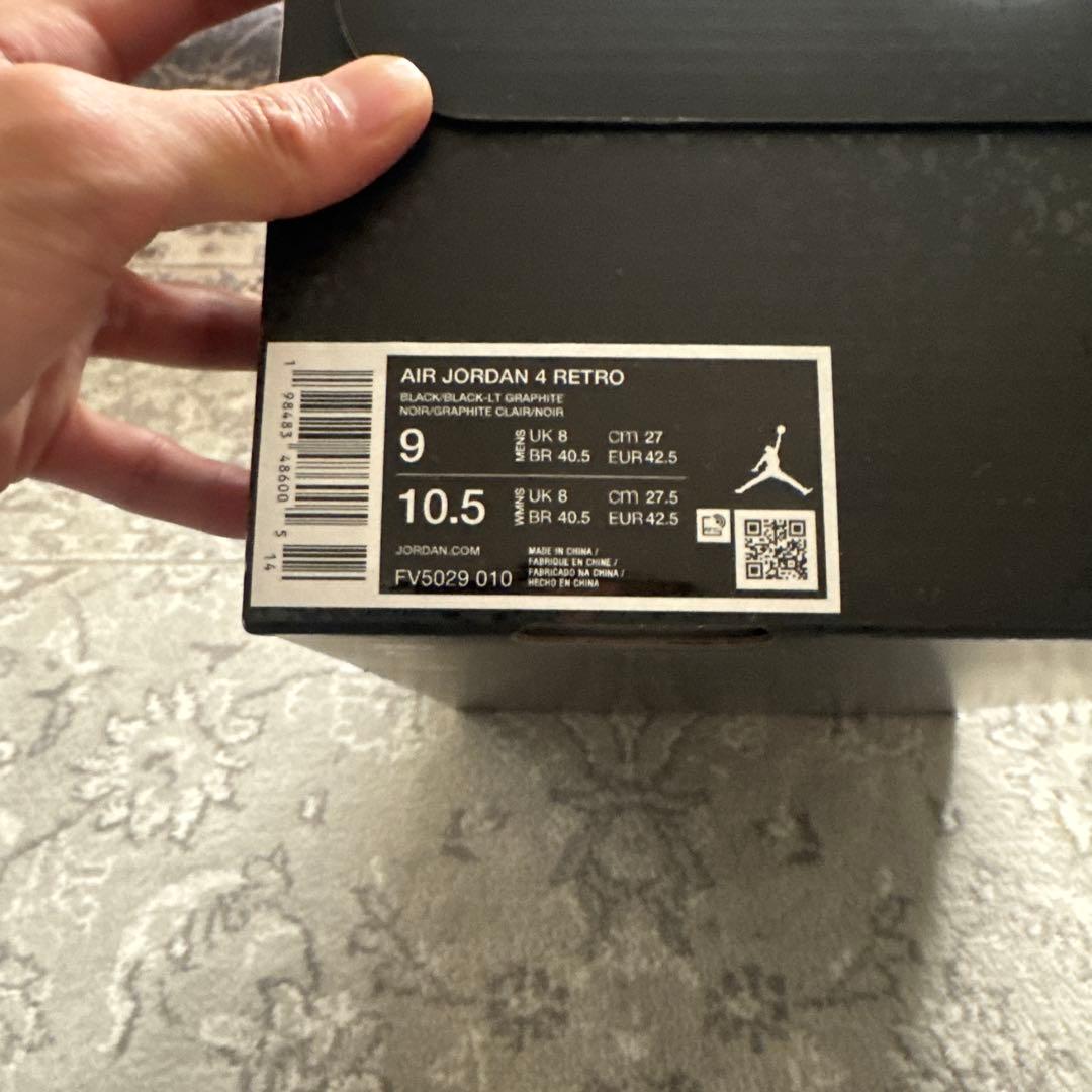 靴 Nike Air Jordan 4 retro OG Black cat 27