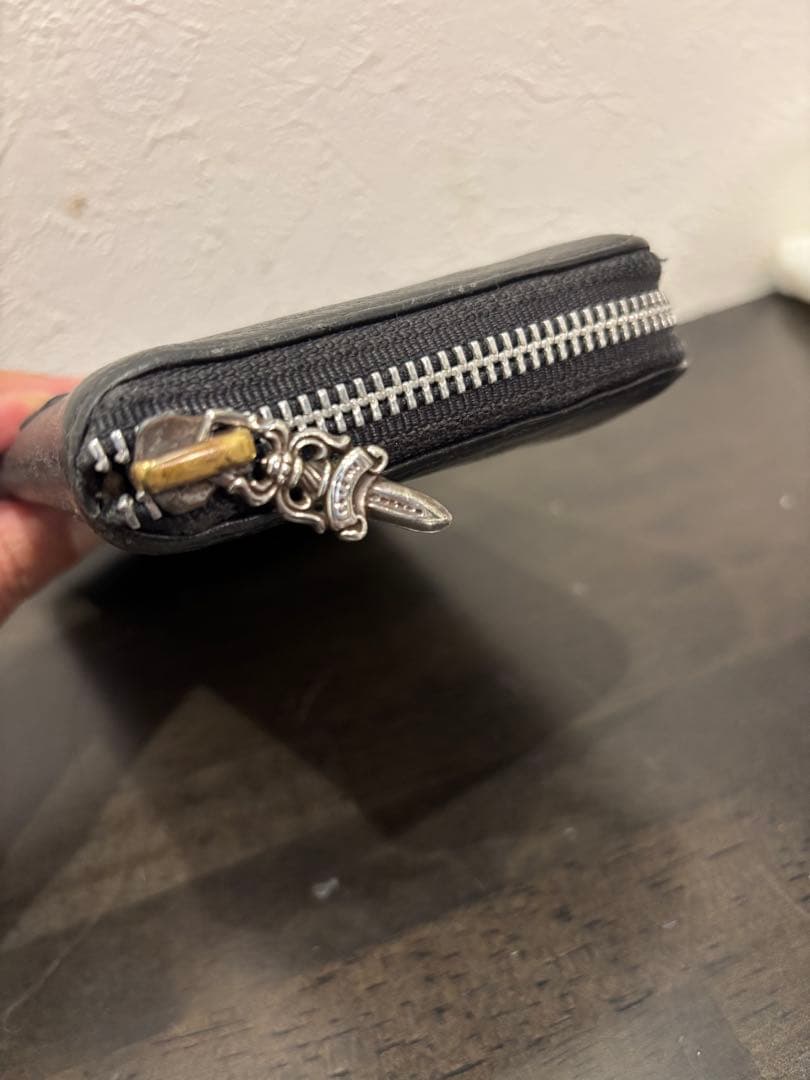 c*b様 クロムハーツ 3セメタリージップウォレット　長財布　ファスナー 正規品
