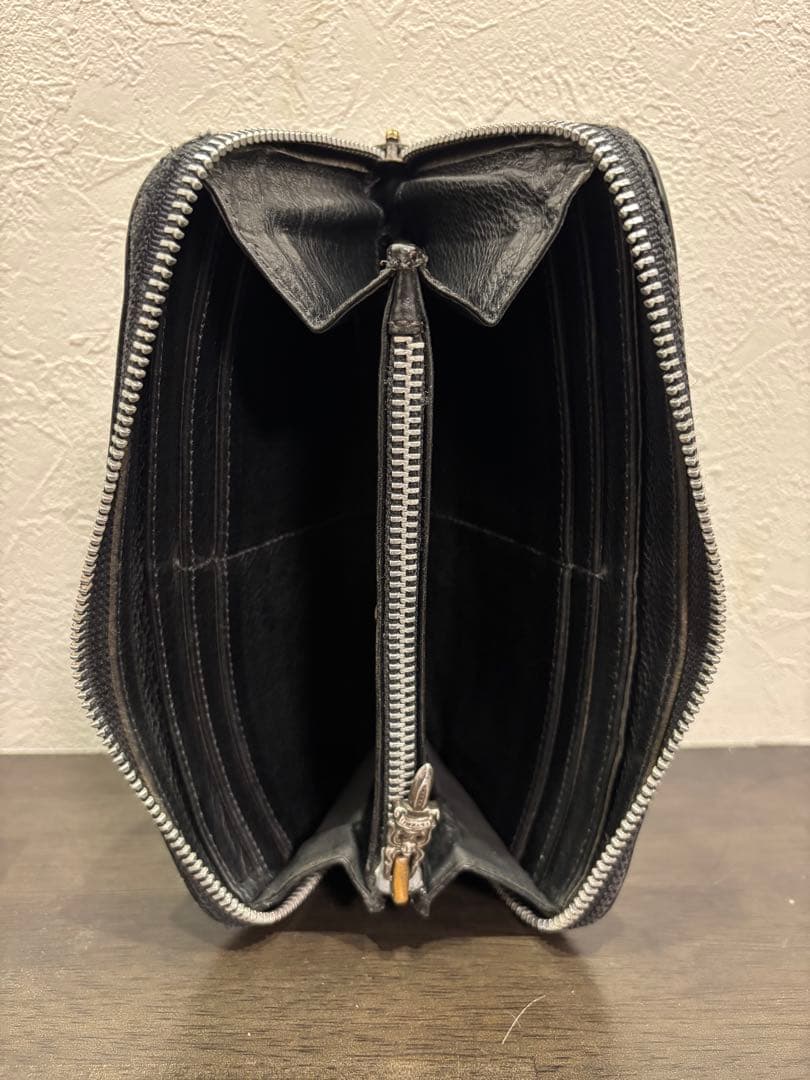 c*b様 クロムハーツ 3セメタリージップウォレット　長財布　ファスナー 正規品