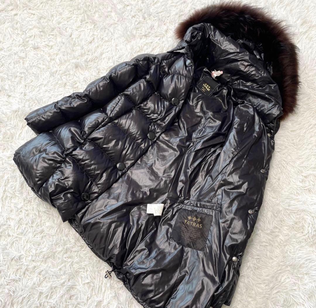 TATRAS ダウンコート Aライン ウッチェリエラ　ラクーンファー