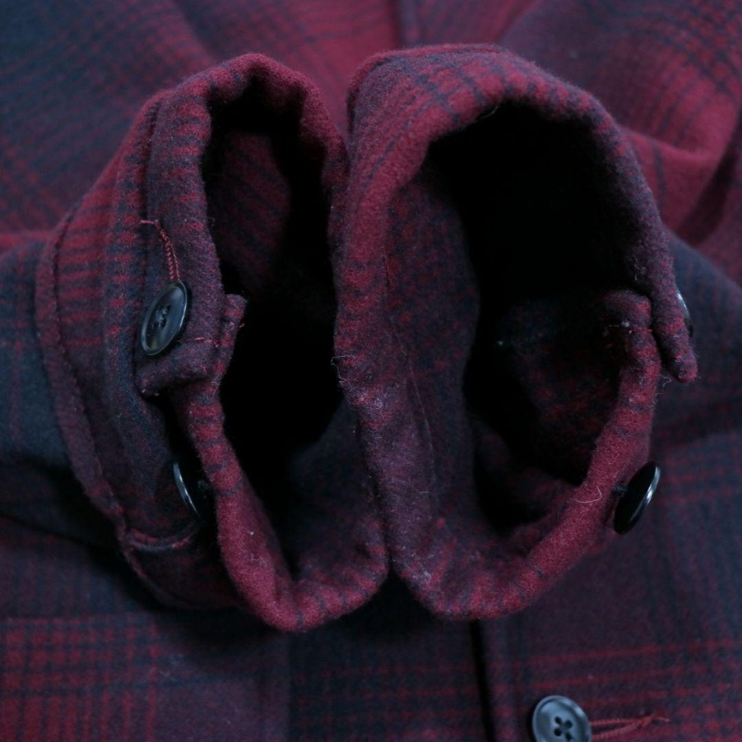 COMOLI 21AW ナッピングウールチェック マッキノウクルーザー サイズ1