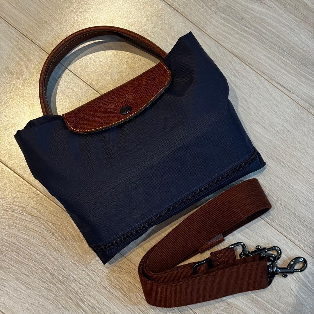 美品 LONGCHAMP ロンシャン ルプリアージュ 拡張トラベルバッグ 大容量